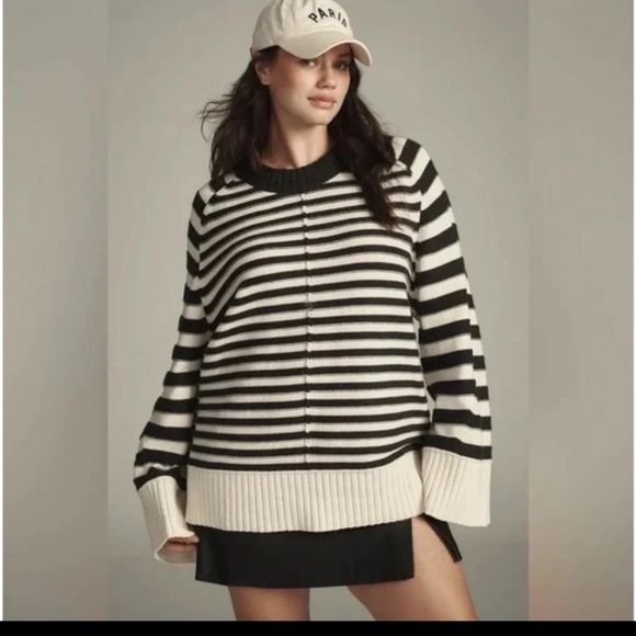 Anthropologie Maeve The Chandler Crew-Neck Relaxed Pullover Sweater
sz Medium - Picture 4 of 12